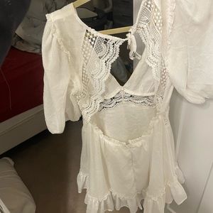 Saints and Secrets White dress